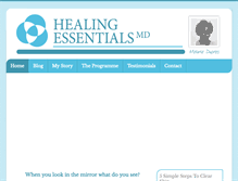 Tablet Screenshot of healingessentialsmd.com